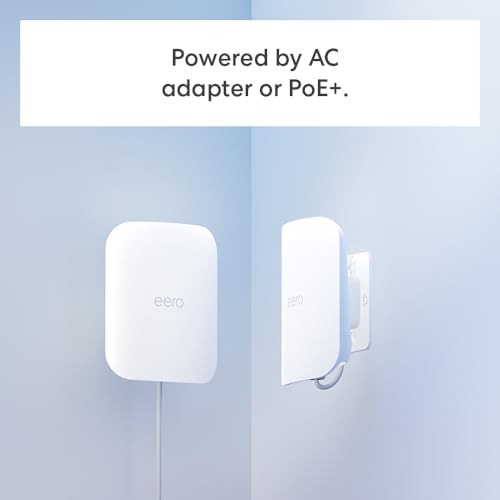 Introducing Amazon eero Outdoor 7 dual-band mesh wifi router, Weatherproof rating of IP66, Coverage up to 15,000 sq. ft. outdoors, 1-pack, Includes 30W PoE+ adapter, 2024 release