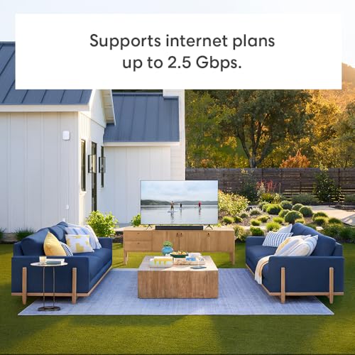 Introducing Amazon eero Outdoor 7 dual-band mesh wifi router, Weatherproof rating of IP66, Coverage up to 15,000 sq. ft. outdoors, 1-pack, Includes 30W PoE+ adapter, 2024 release