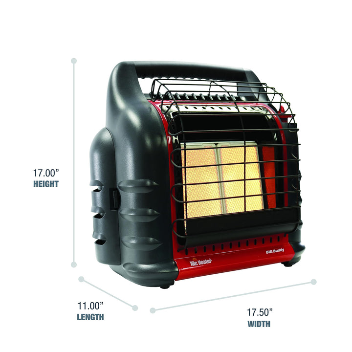 Mr. Heater 18,000 BTU Big Buddy Pro Series Portable Propane Heater